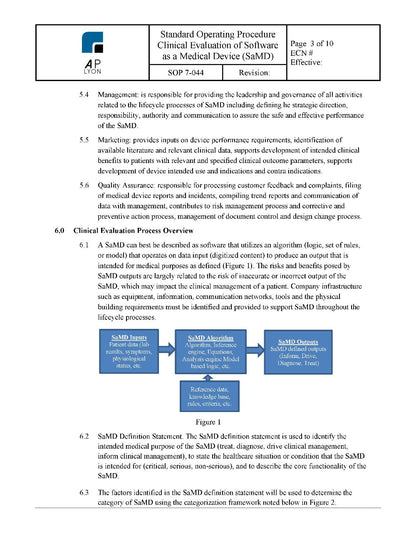 Clinical Evaluation of Software as a Medical Device - A. P. LYON