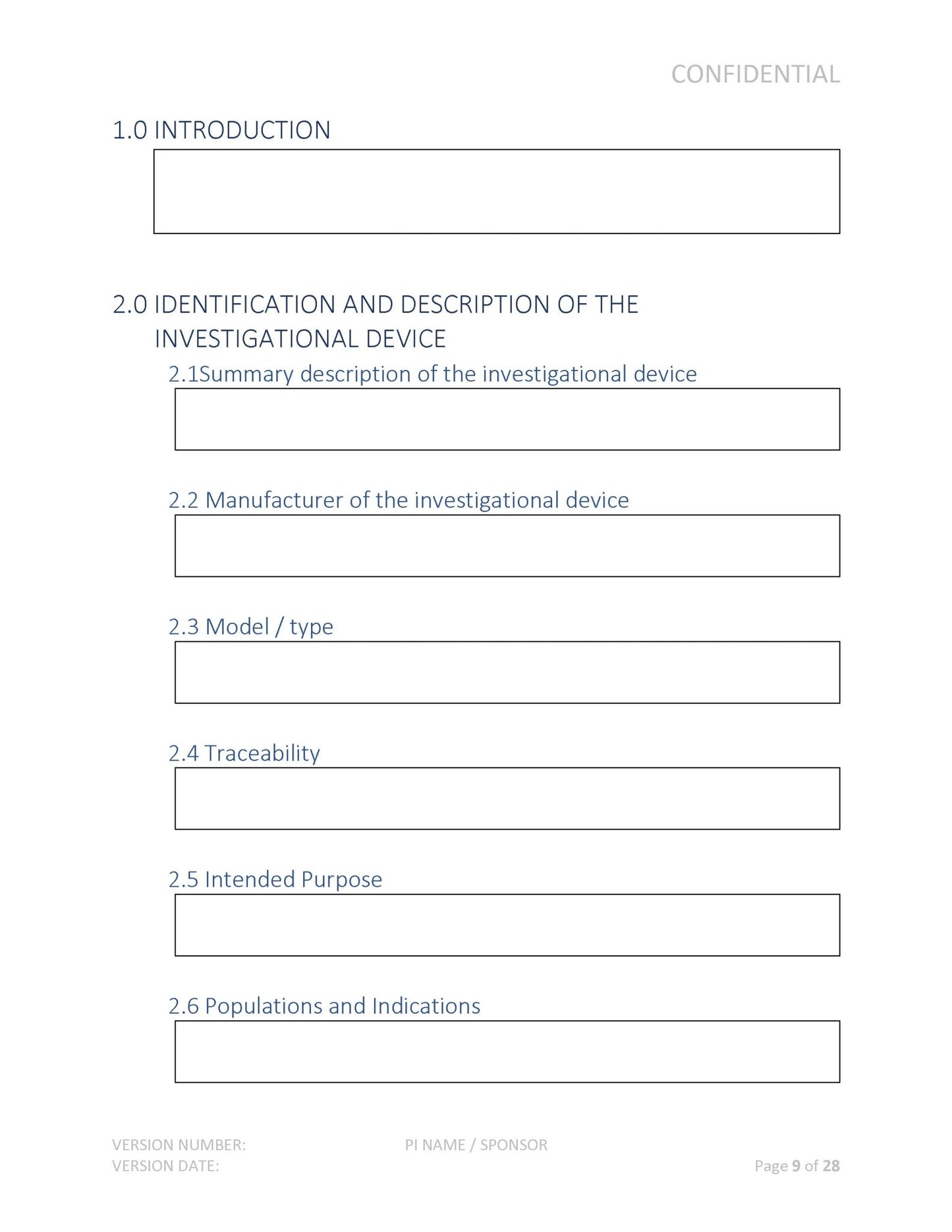 Medical Device Clinical Investigation Plan - A. P. LYON