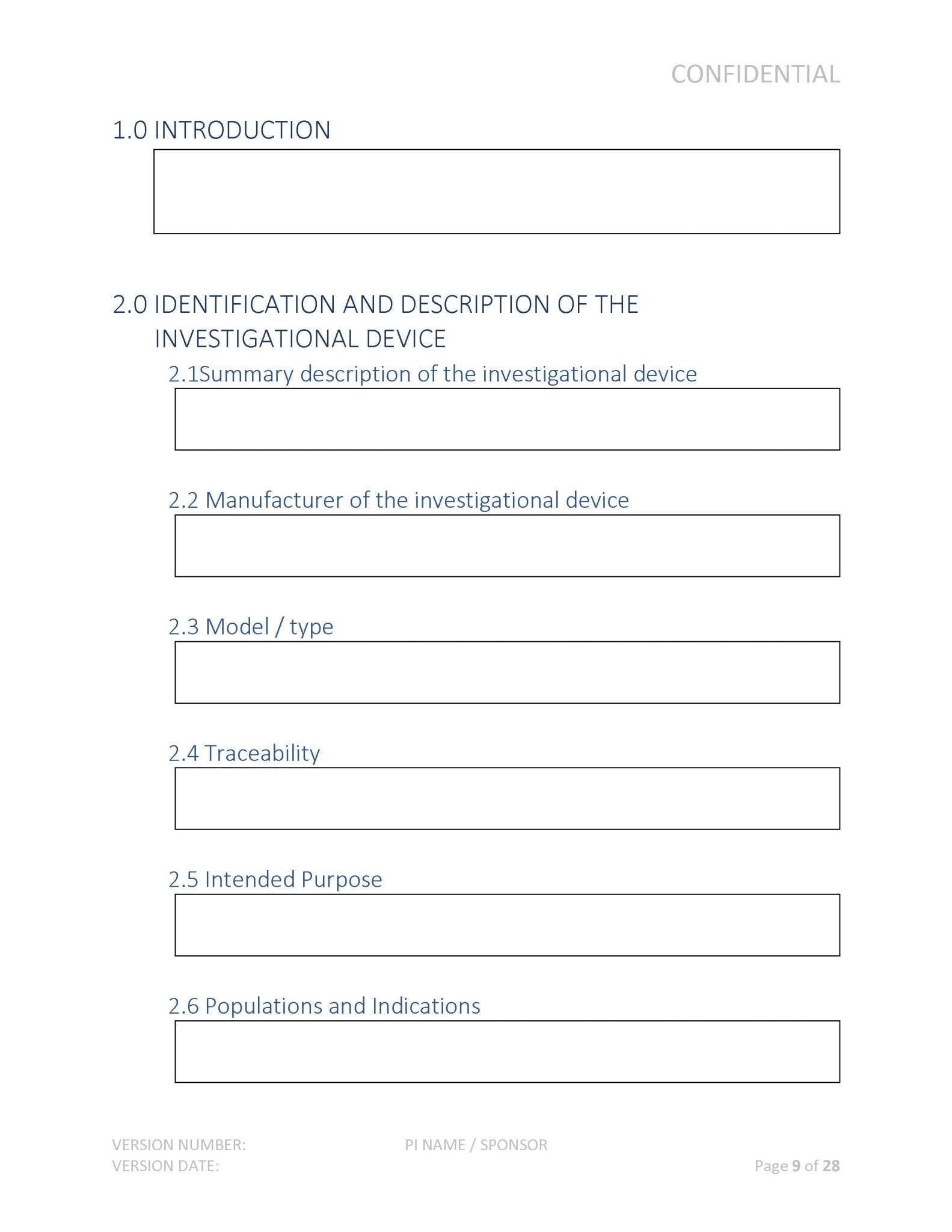 Medical Device Clinical Investigation Plan - A. P. LYON