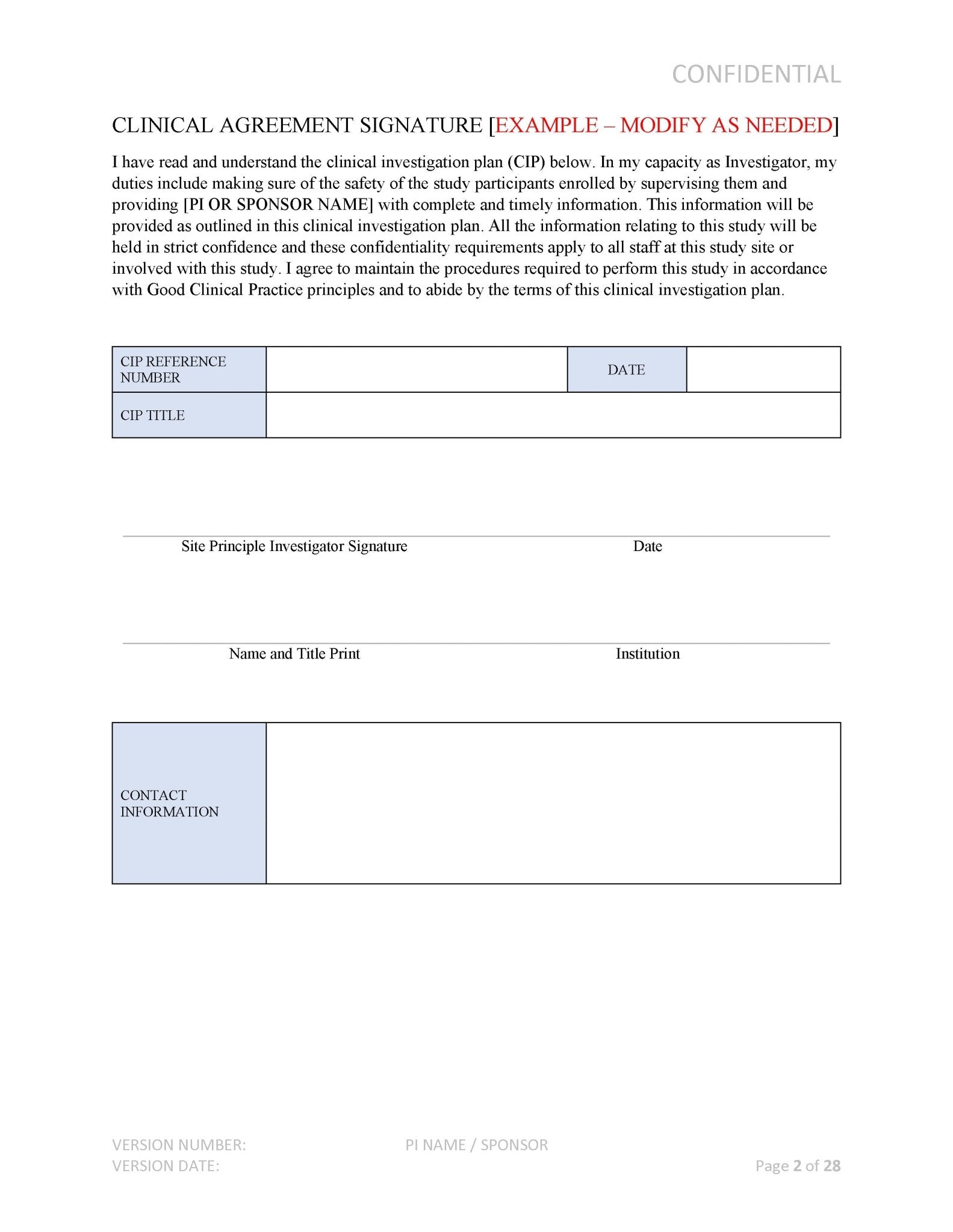 Medical Device Clinical Investigation Plan - A. P. LYON