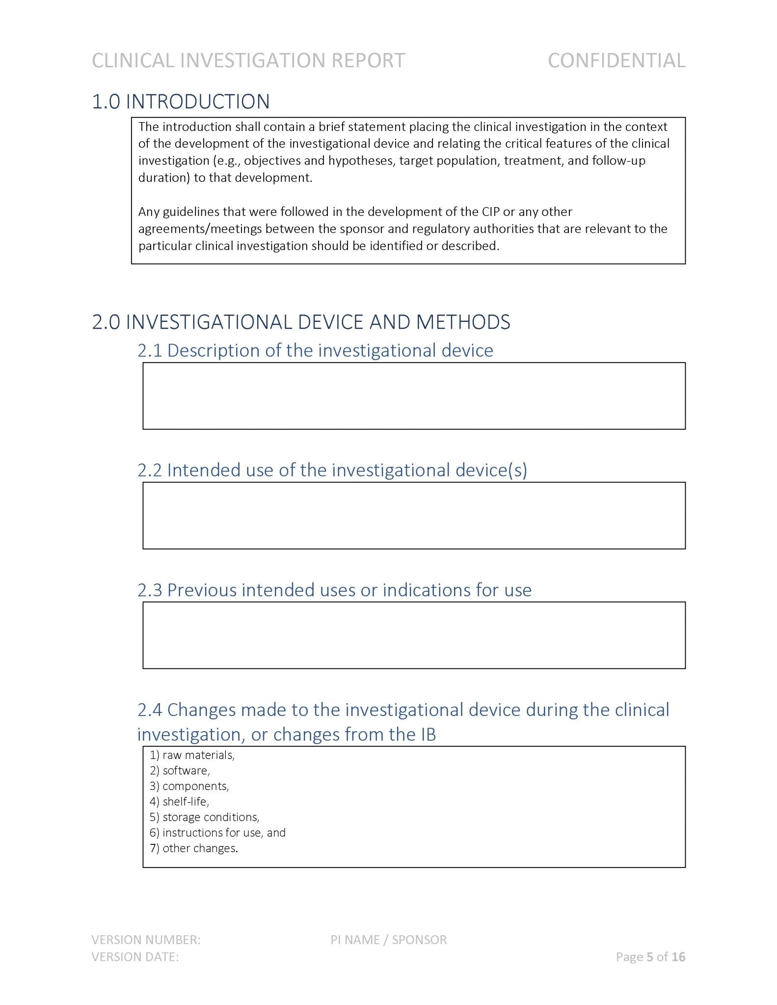 Medical Device Clinical Investigation Report - A. P. LYON